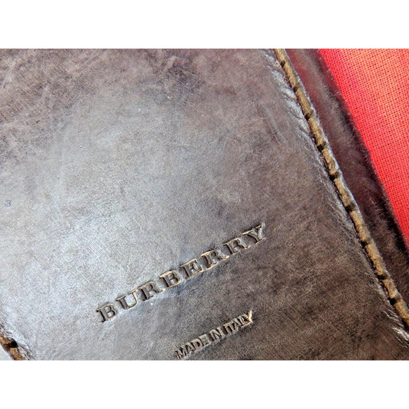 NIB BURBERRY REDWORTHS BROWN LEATHER SHEARLING DERBY OXFORDS 44 $795 ITALY